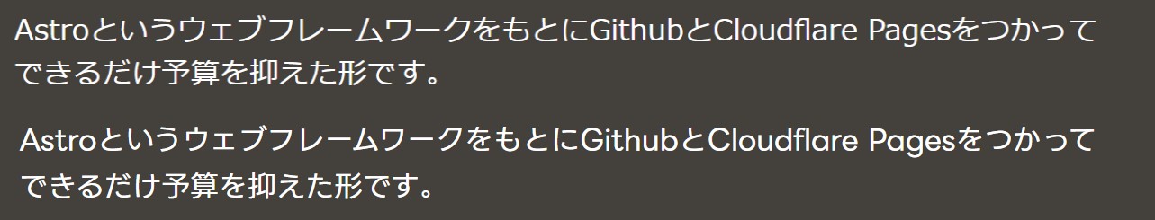 前のブログ本文のスクリーンショット